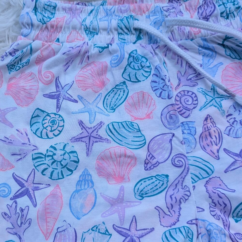Pack of Colorful Kids' Shorts with Whimsical Unicorn & Seaside Themes NWOT - Picture 7 of 10